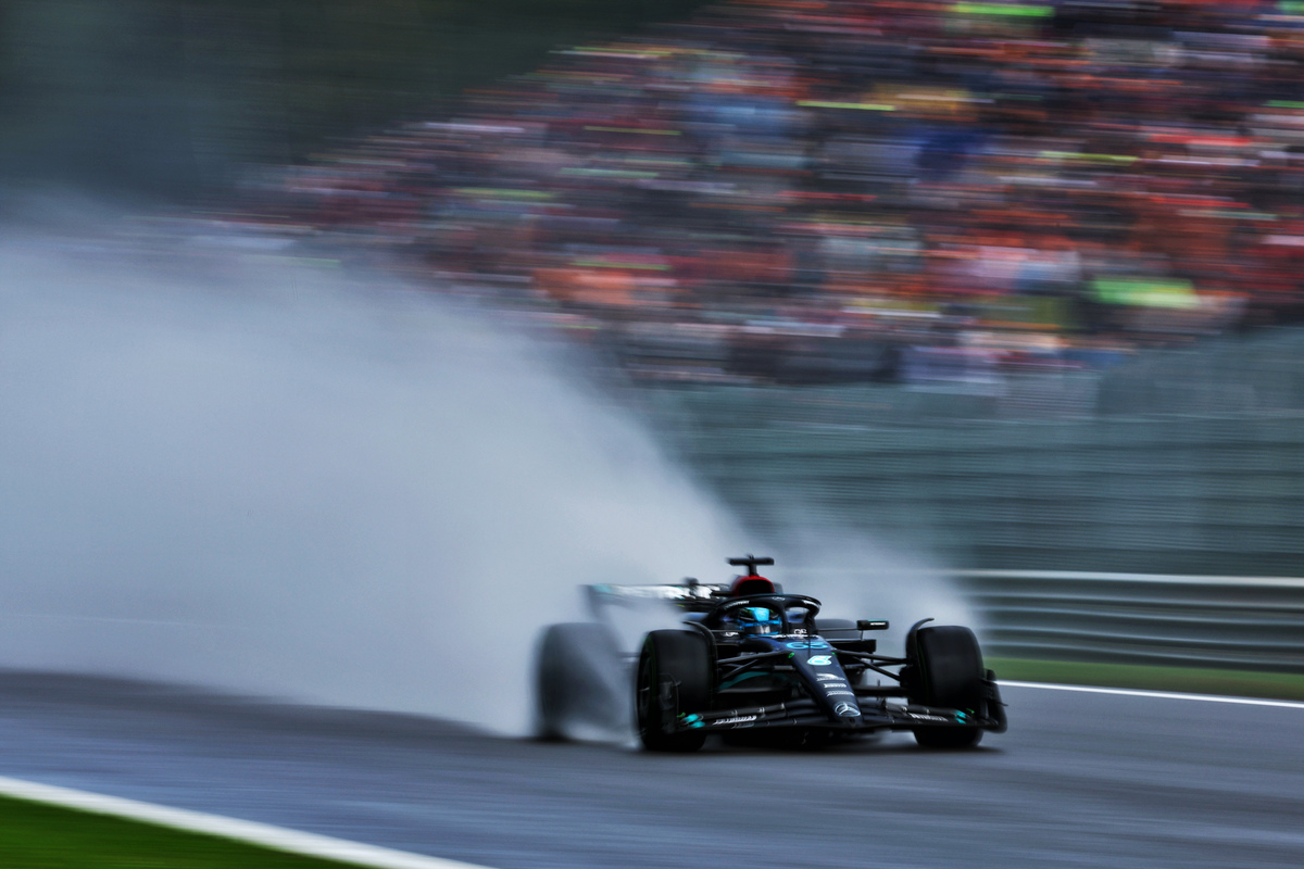 Work on wet weather spray guards in F1 has been delayed. Image: Coates / XPB Images
