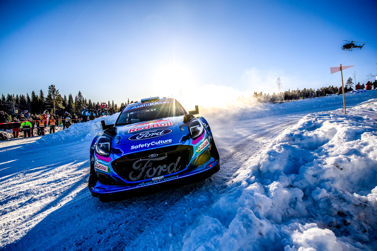 Ott Tanak leads Rally Sweden