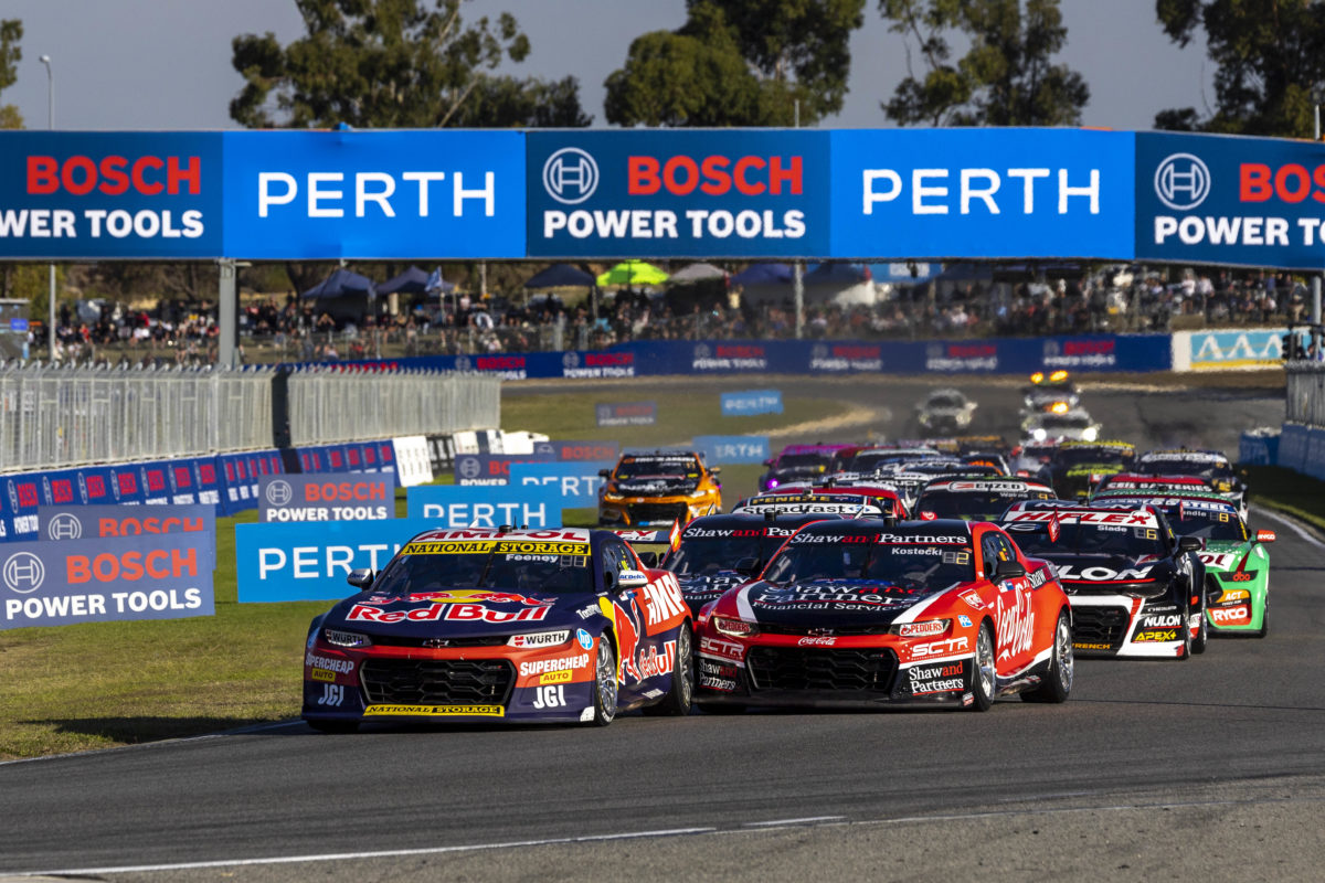 Erebus Motorsport finished second and third, behind Broc Feeney, in the most recent race of the season