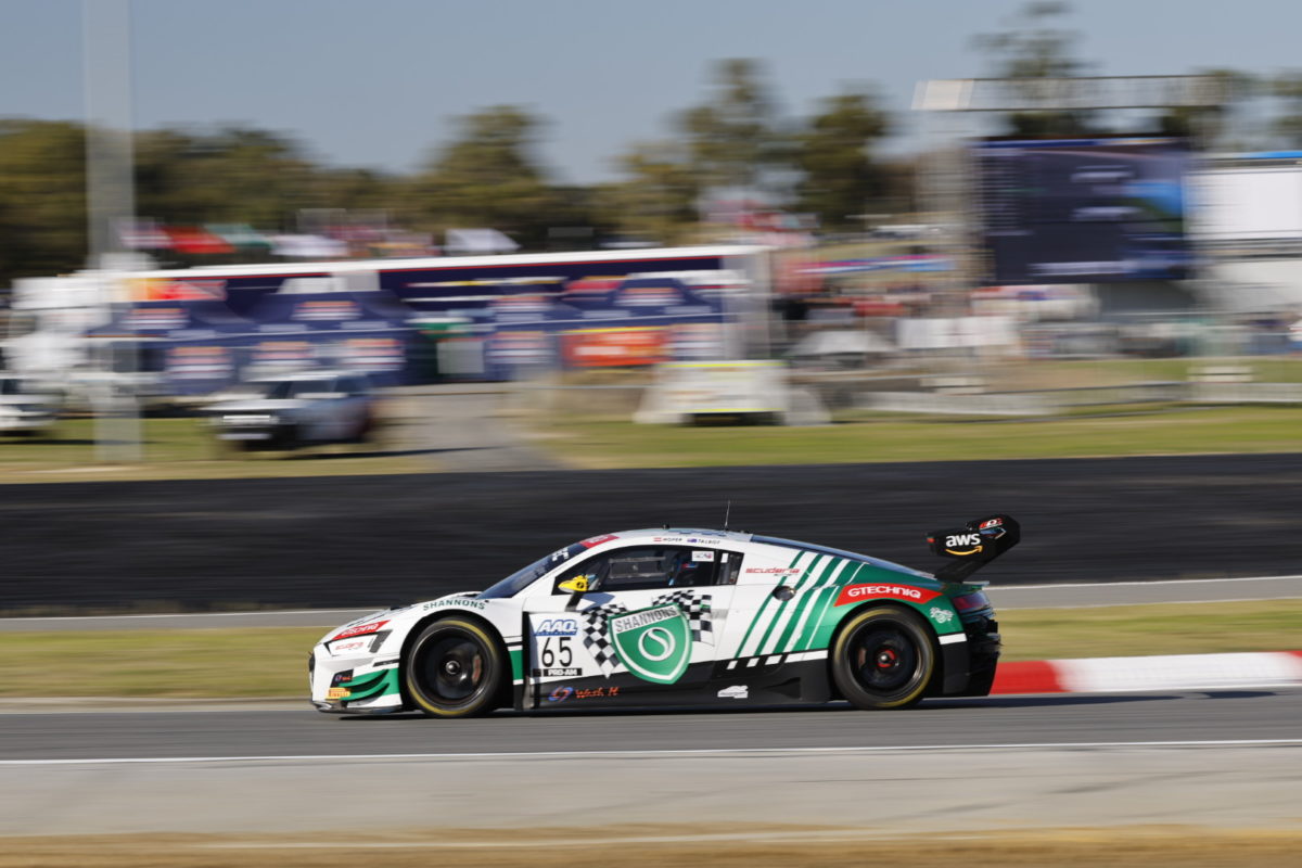 Max Hofer and Liam Talbot will start the second GT race on pole