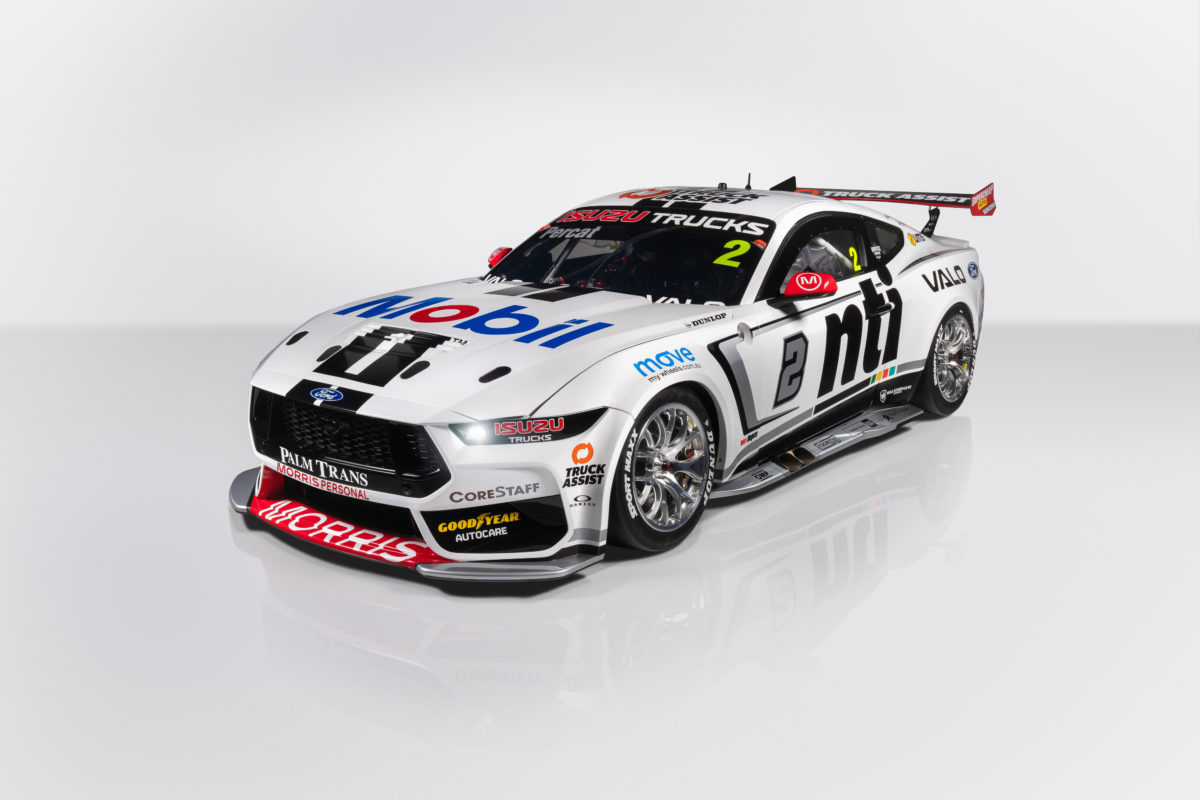 The #2 Walkinshaw Andretti United Ford Mustang