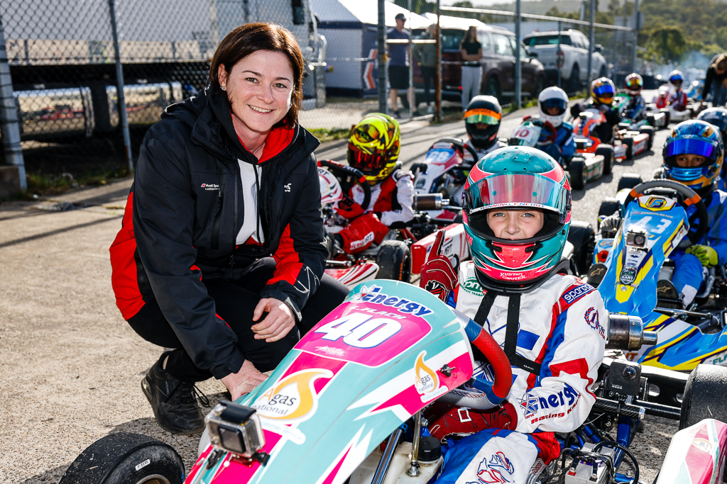 Lana Flack clinch the first victory by a female karter in the Championship since Leanne Tander