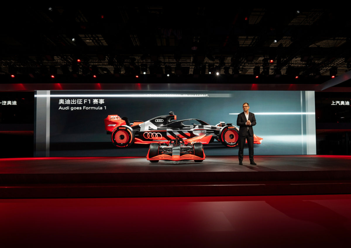 Audi has delivered an update on its F1 project at the Auto Shanghai event with plans to run a full engine by the end of this year