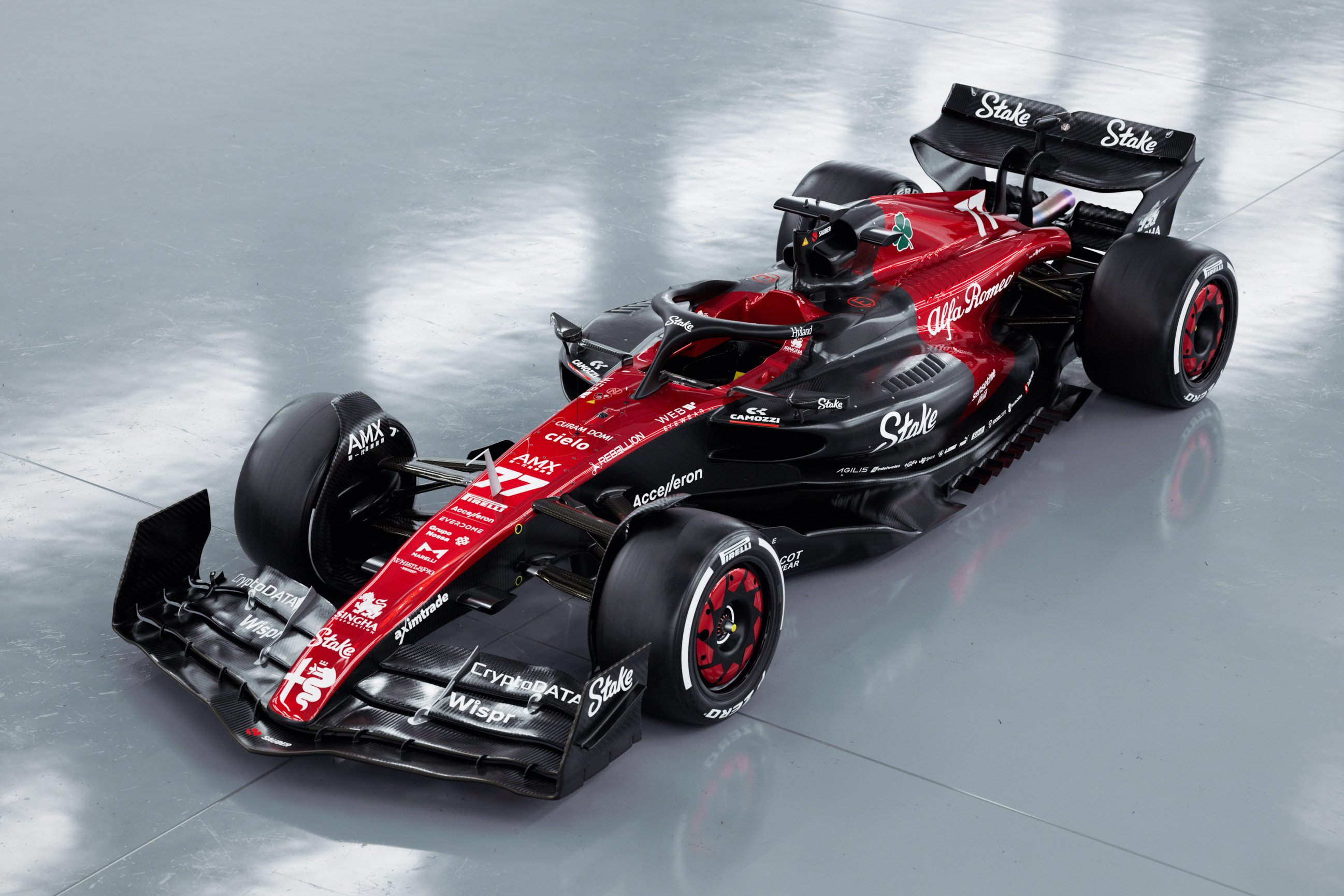 The new look Alfa Romeo Sauber will carry throughout the 2023 F1 season