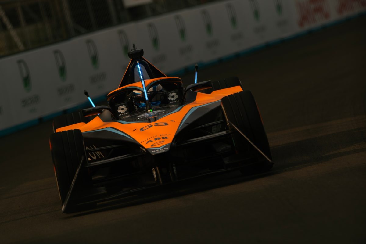 Rene Rast topped the first Formula E practice in Portland