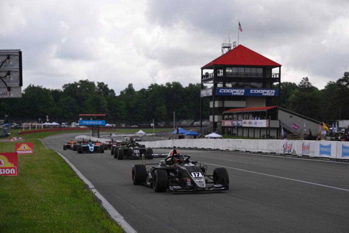 Callum Hedge dominated all three races of the Formula Regional Americas weekend in Ohio. Photo: Gavin Baker Photography