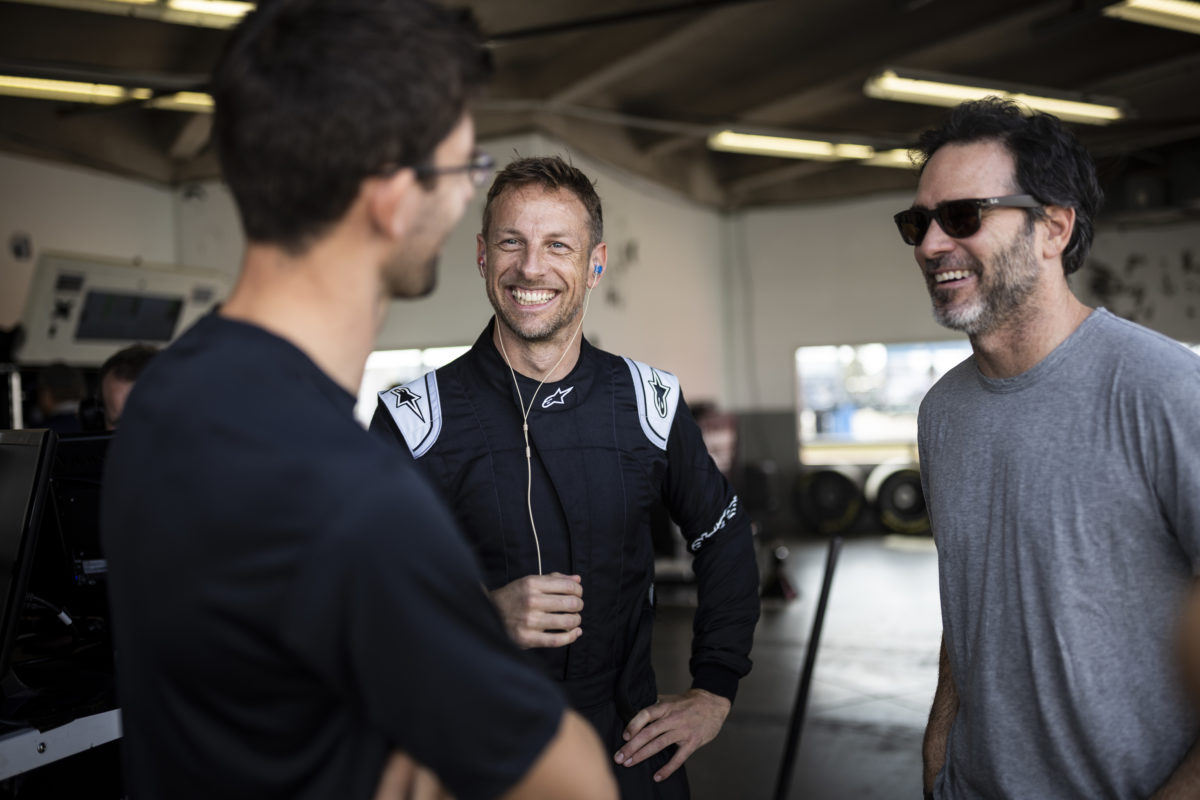 Jenson Button has tested the Garage 56 entry before his debut in the NASCAR Next-Gen Car in COTA