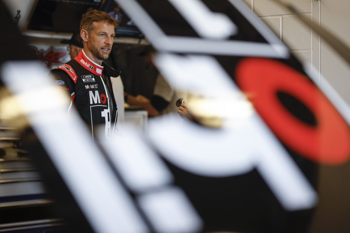 Jenson Button finished 28th in NASCAR practice on Friday around COTA