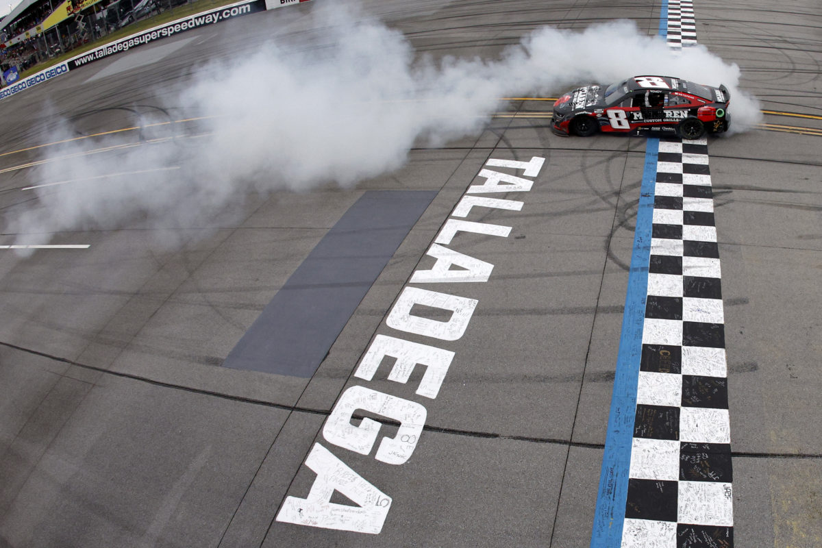 Kyle Busch battled Overtime to take his second win of the season with Richard Childress Racing in Talladega