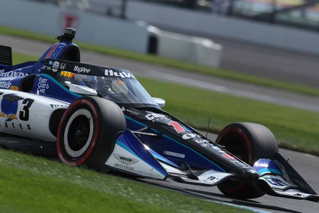 Graham Rahal finished second in the Indy road course. Image: Matt Fraver/Penske Entertainment