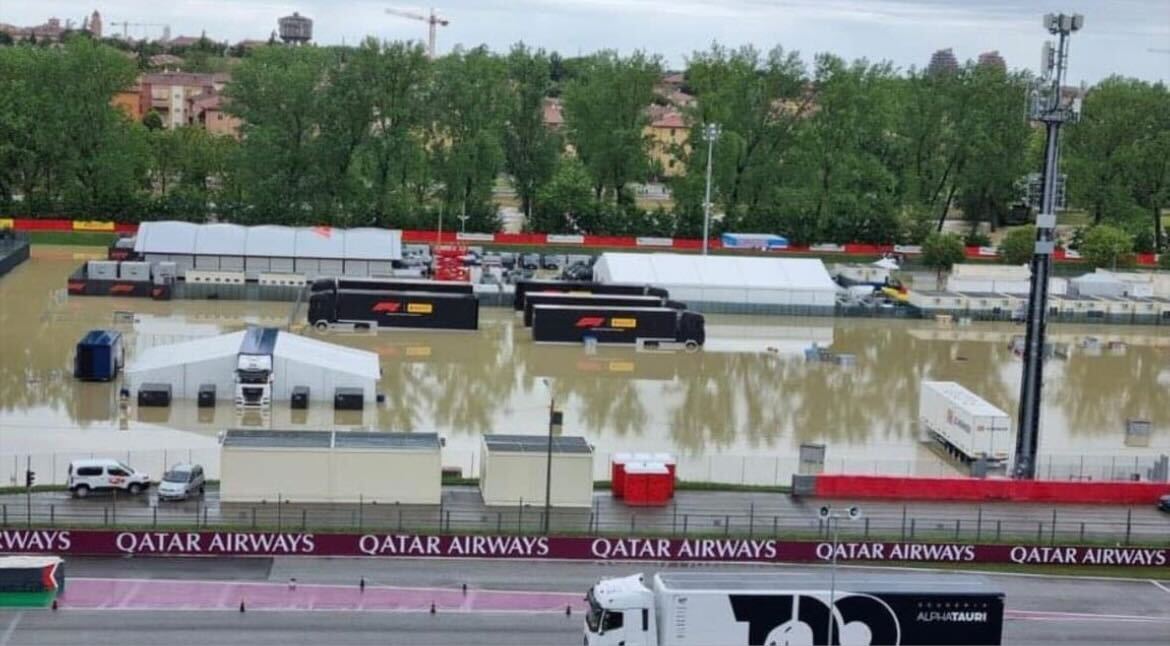 Flooding in Imola and the surrounding region has led to the cancellation of the Emilia Romagna GP