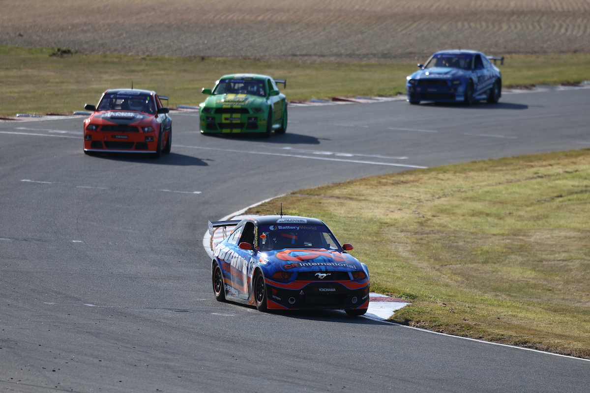Joel Heinrich took the first win of the Round 3 Aussie Racing Cars weekend from pole position. Photo: InSyde Media