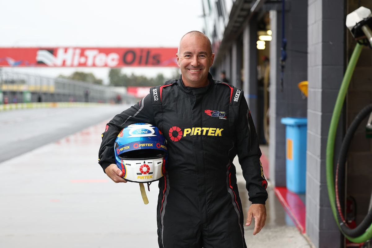 Ambrose will wear a one-off Pirtek race suit and specially-prepared retro helmet to kick off the 20th anniversary celebrations this weekend. Photos: InSyde Media