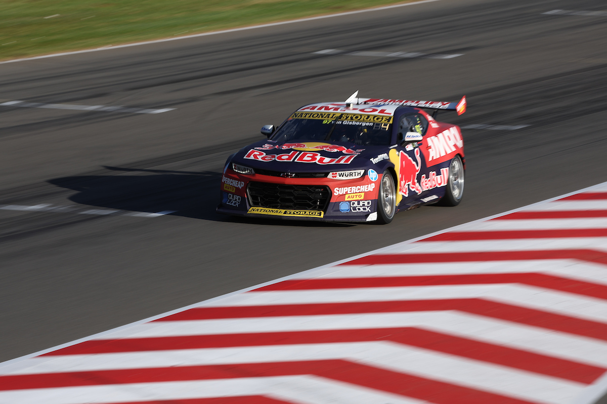 Shane van Gisbergen ran out of steering racks at The Bend. Image: InSyde Media