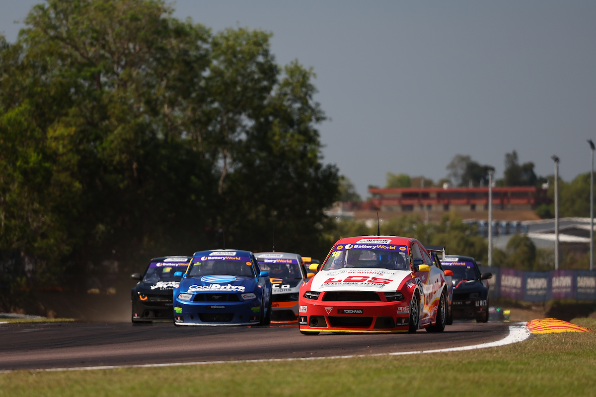 Cody Brewczynski finished Race 3 of the Aussie Racing Cars in first. Photo: InSyde Media