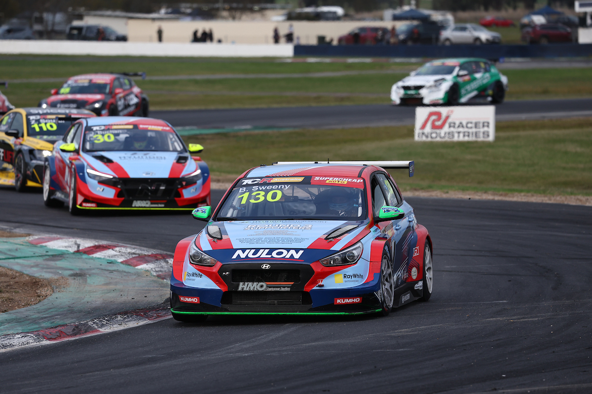 Bailey Sweeny dominated Supercheap Auto TCR Australia Race 3 at Winton. Picture: InSyde Media