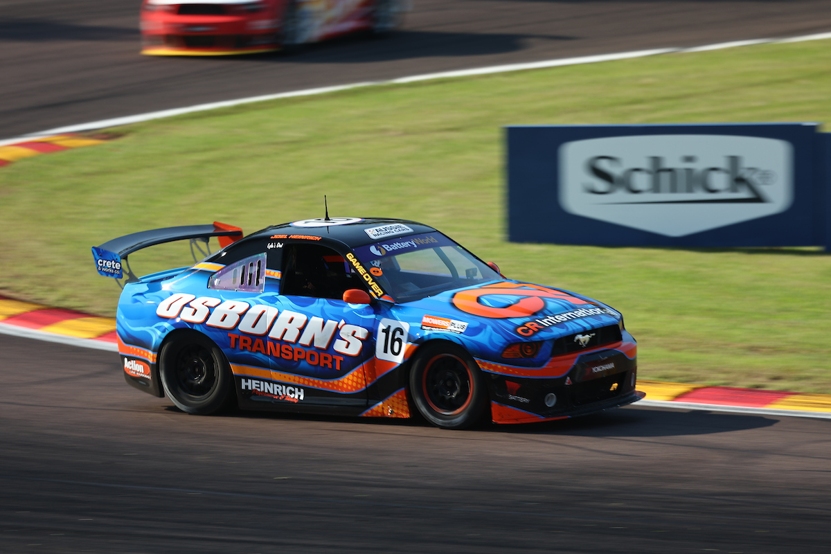 Joel Heinrich took the first victory of the Darwin round of Aussie Racing Cars. Photo: InSyde Media