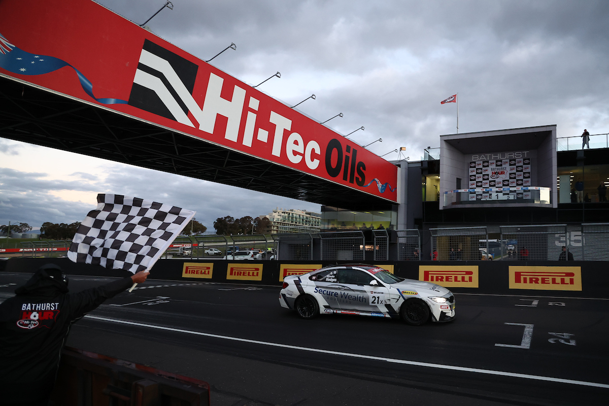A safety car filled Bathurst 6 Hour saw Jayden Ojeda take the victory in a last lap flyer
