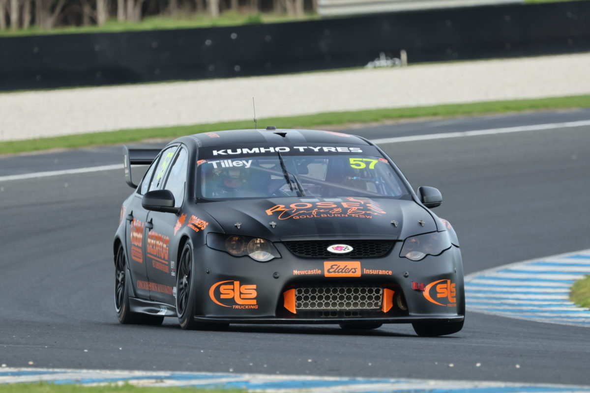 Jamie Tilley won Race 3 of Round 1 of V8 Touring Cars at Phillip Island. Picture: Shannons SpeedSeries