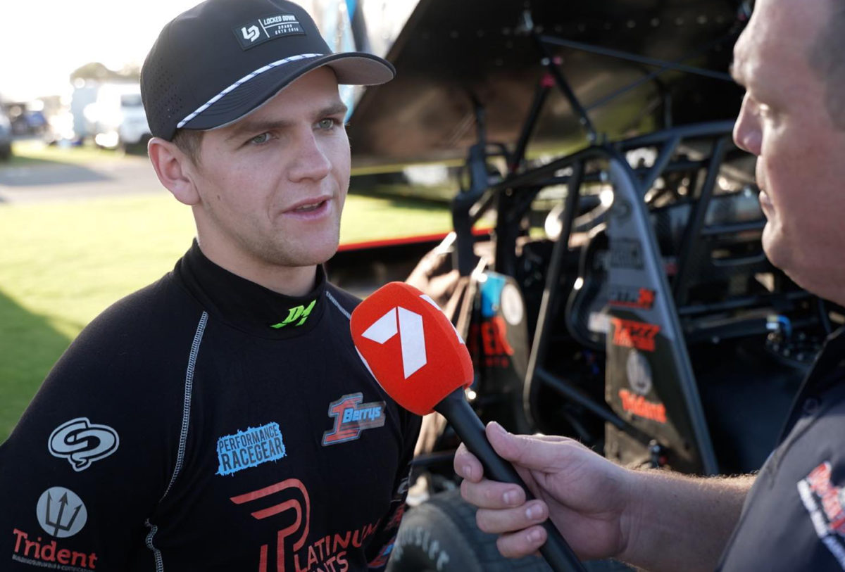 Jock Goodyer, winner of the Australian Sprintcar Championship will return to the TV screens of 7Plus this weekend