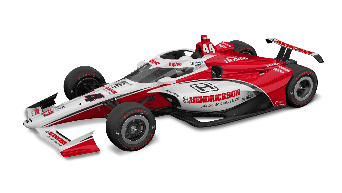 A render of the #44 Honda which Katherine Legge will drive