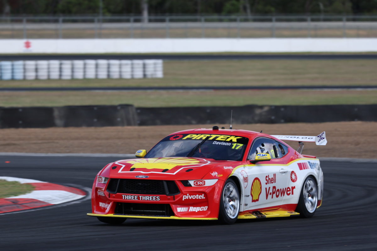 Dick Johnson Racing completed its first in-season test day at Queensland Raceway last week