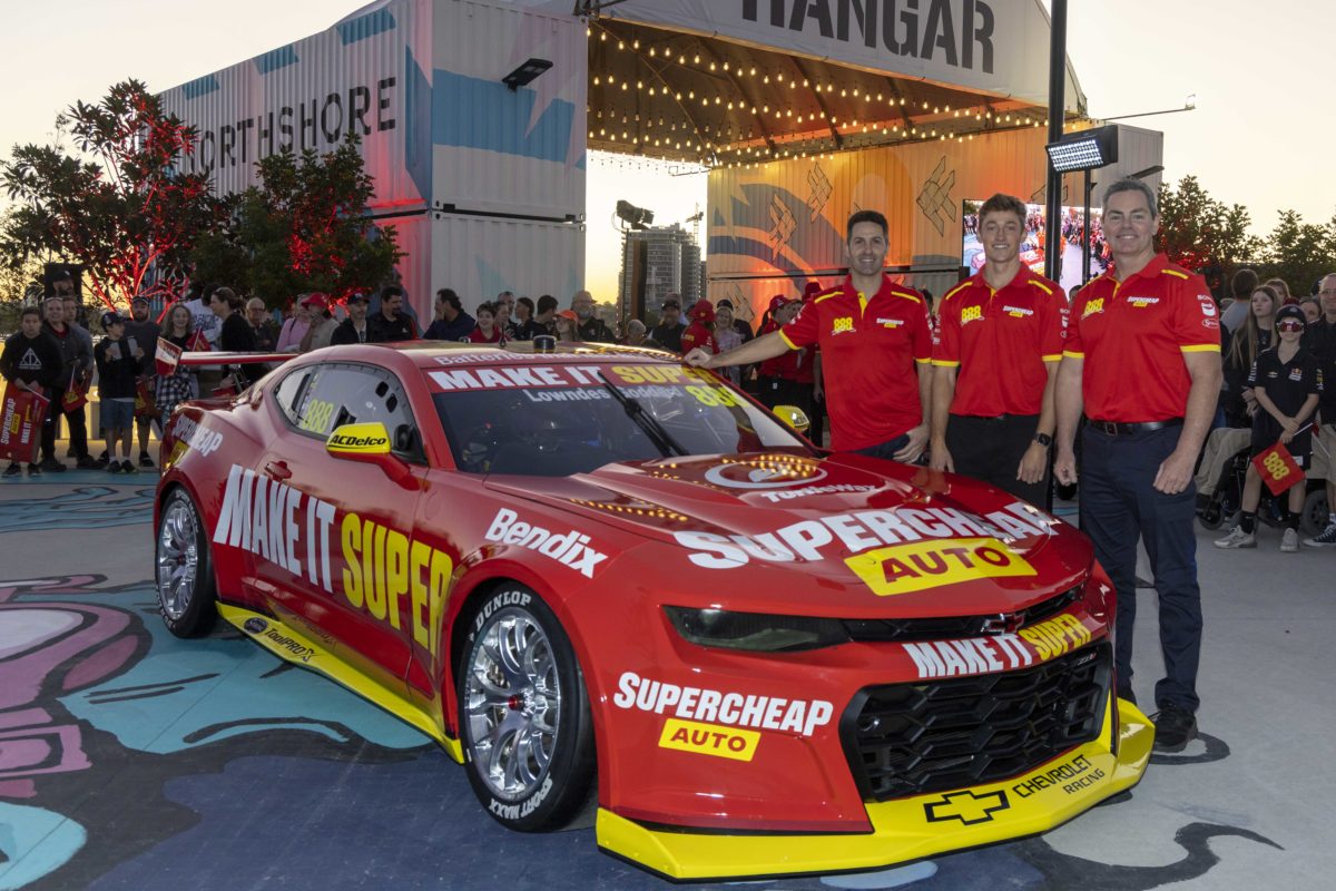 Jamie Whincup (left) says the Supercheap Auto wildcard entry is not merely a means of generating extra Gen3 data for Triple Eight Race Engineering