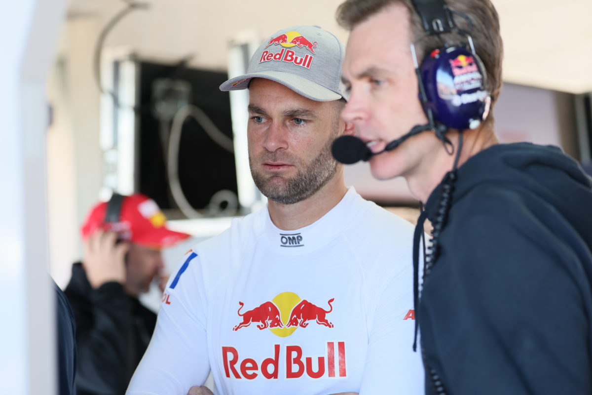 Shane van Gisbergen and his Race Engineer, Andrew Edwards