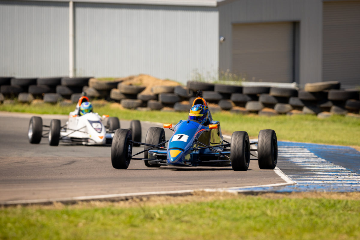 Zak Lobko took both pole and the first race win of the first 2023 Formula Ford weekend