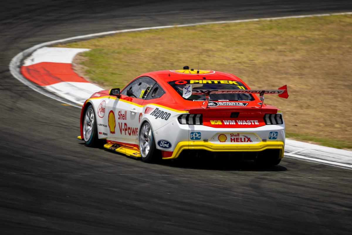 Dick Johnson Racing will be conducting further Supercars parity testing at Queensland Raceway. Picture: MTR Images