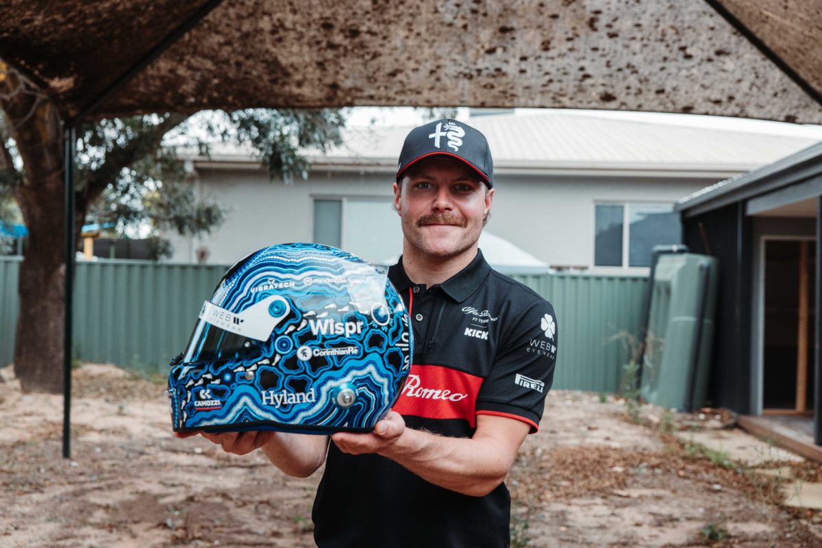 Valtteri Bottas is to raise money for charity by auctioning off his Australian GP helmet