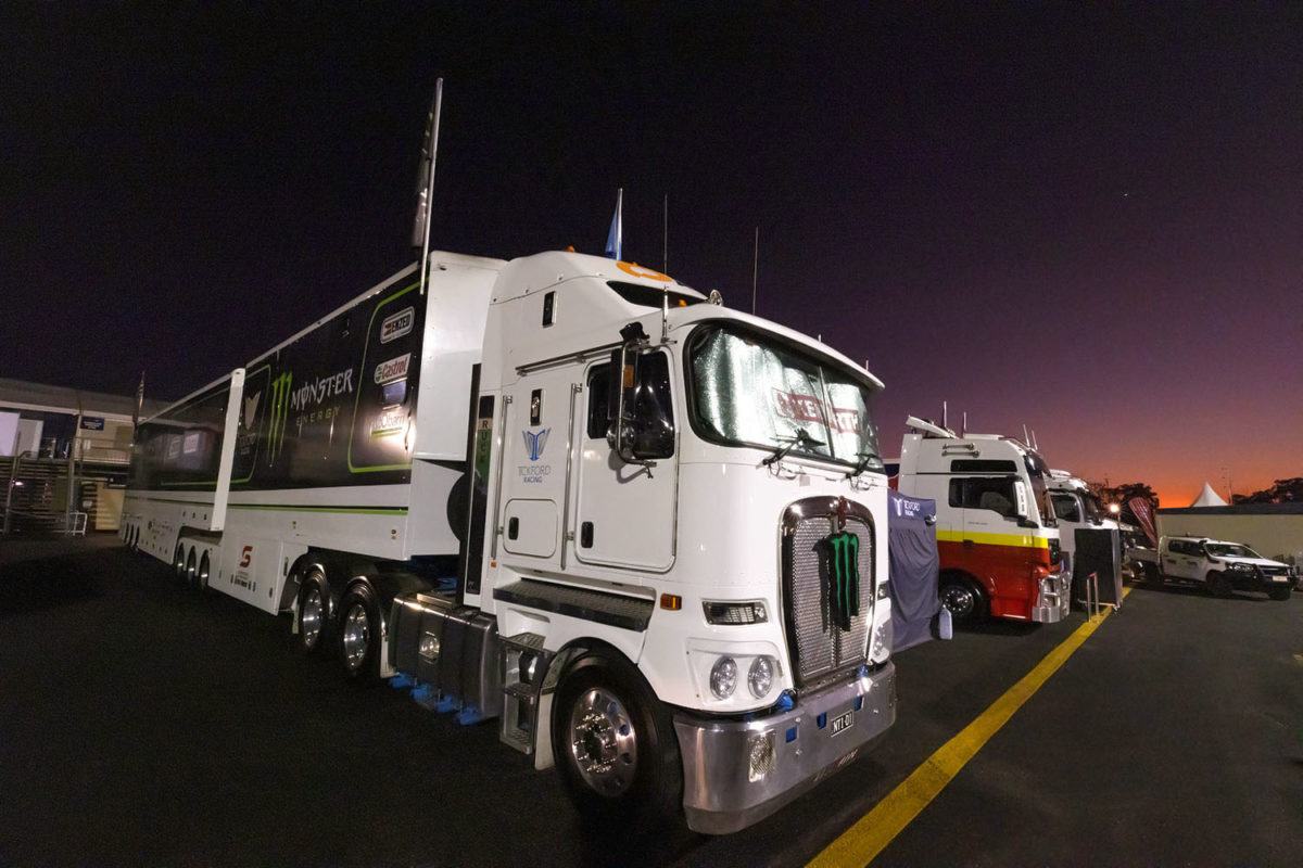 The Darwin Supercars transporter convoy will visit a new destination next month. Picture: Ross Gibb Photography