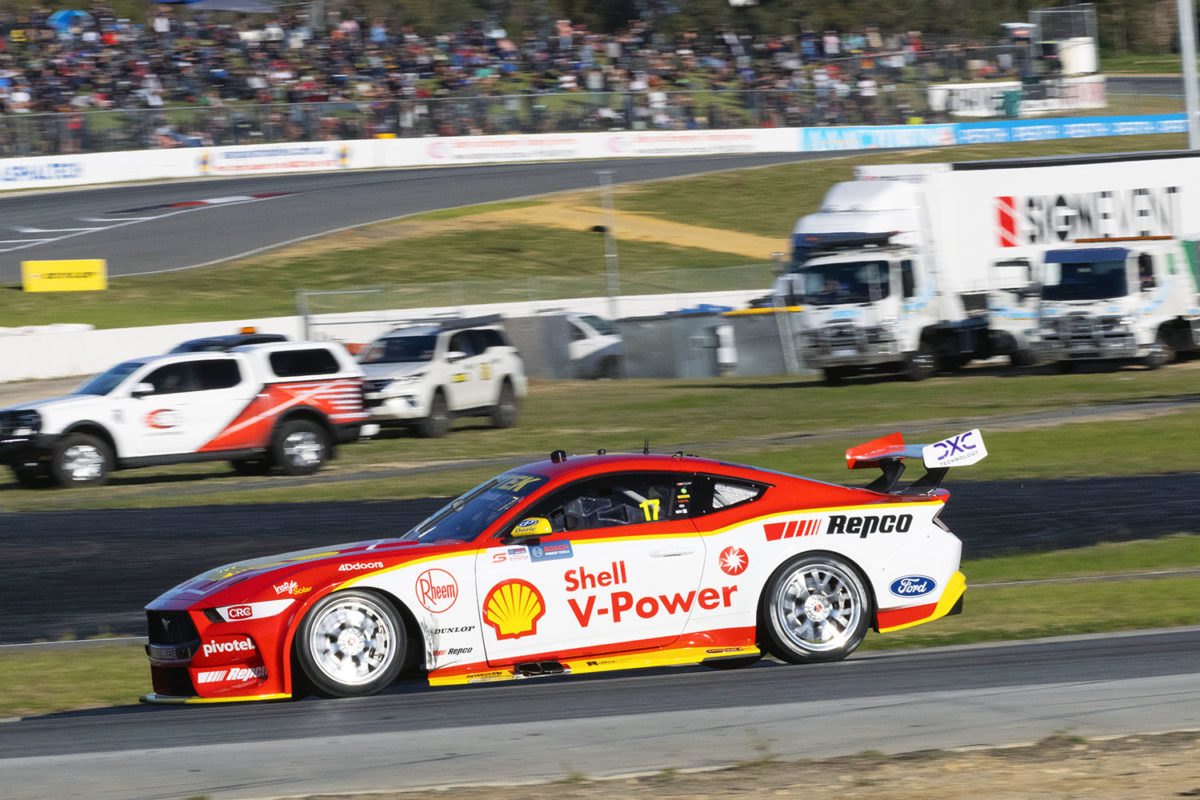 Will Davison believes Symmons Plains will be 'quite interesting' in a Gen3 Supercar. Picture: Ross Gibb Photography