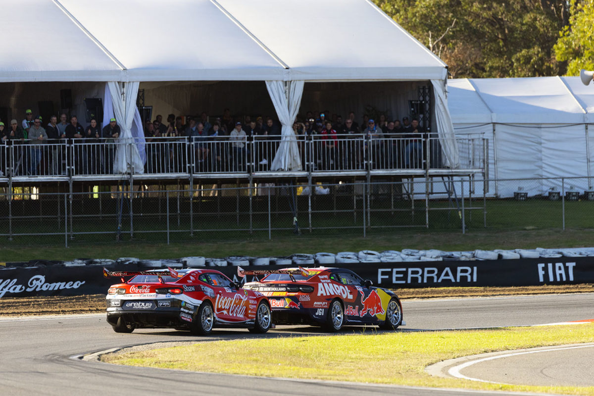 Erebus Motorsport lodged a protest following a bruising end to Race 7 of the Supercars Championship