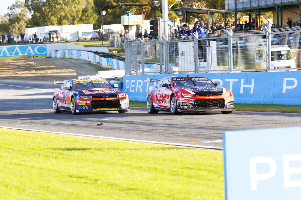 Erebus Motorsport lodged a protest following a controversial end to Race 7 of the Supercars Championship