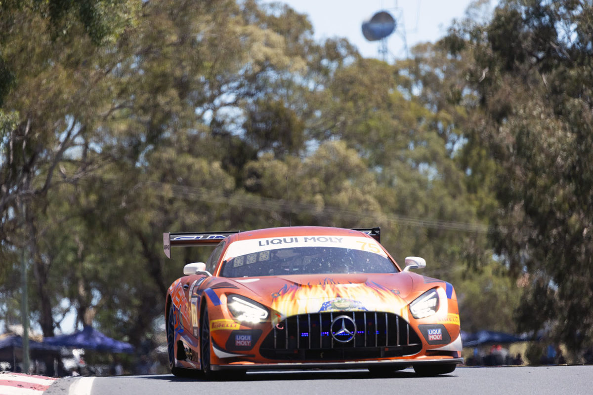 The #75 SunEnergy1 Mercedes-AMG