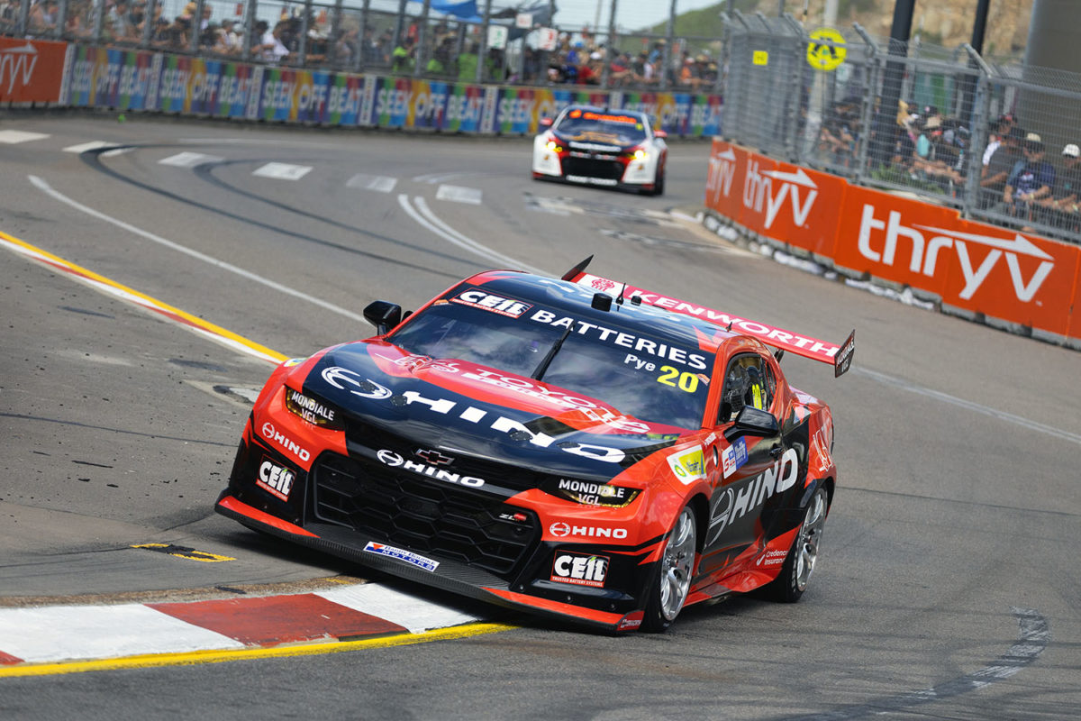 Scott Pye will sport Hino backing again in Darwin. Picture: Ross Gibb Photography