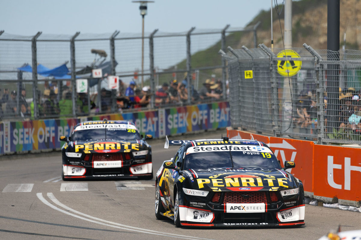 The Grove Racing Mustangs on-track. Picture: Ross Gibb Photography