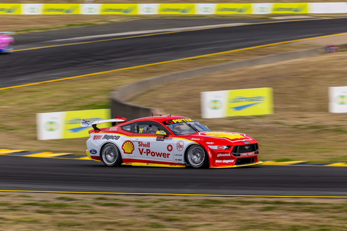 The Supercars parity situation continues to evolve, with the Mustang's aerodynamics in the spotlight of late. Image: InSyde Media