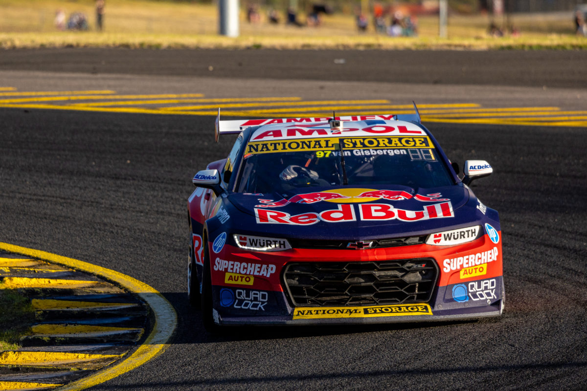 Shane van Gisbergen won in chassis 888A-063 at Sydney Motorsport Park. Image: InSyde Media