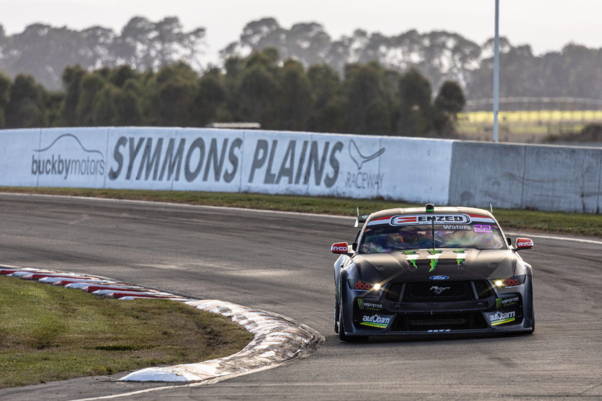 Tickford Racing tests today at Winton. Picture: InSyde Media