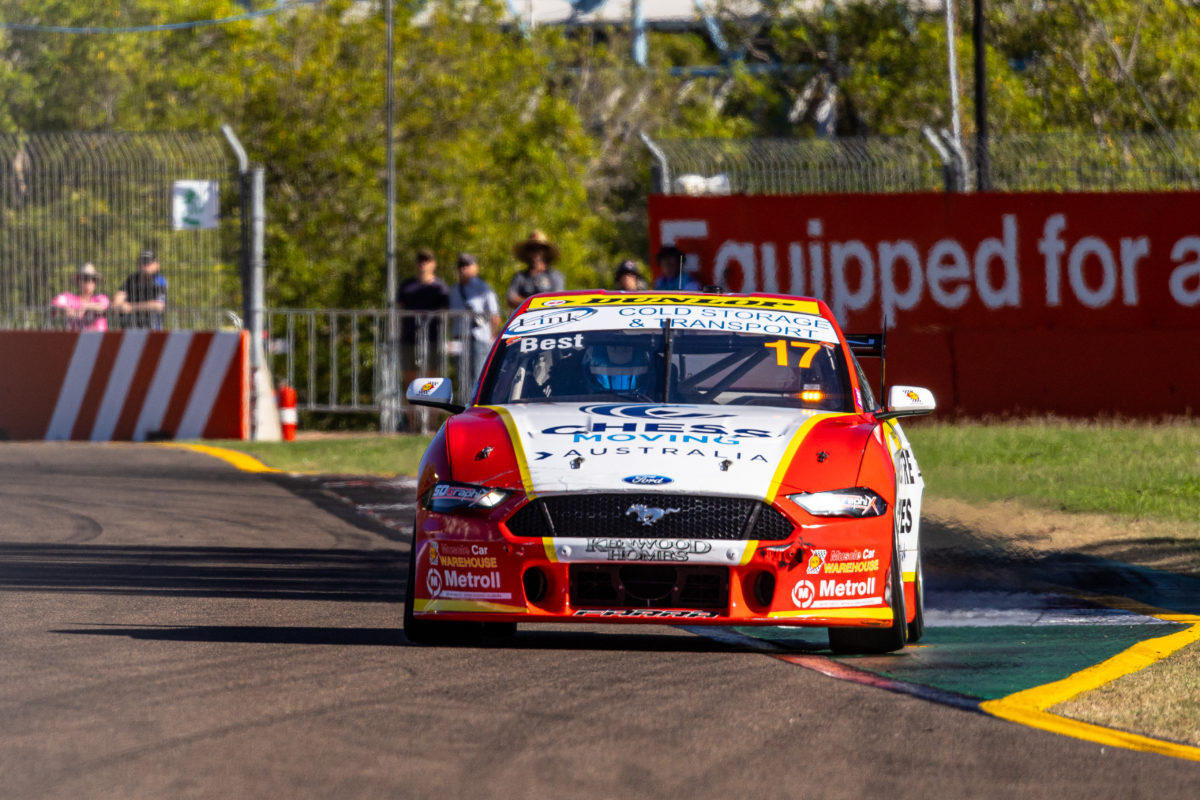 Zak Best leads the Super2 Series in an Anderson Motorsport entry. Image: InSyde Media