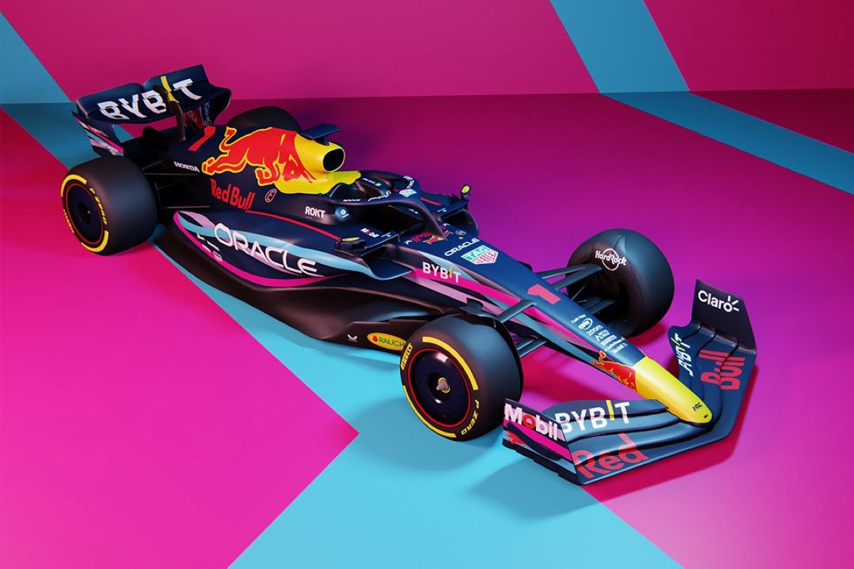 The Red Bull Miami livery