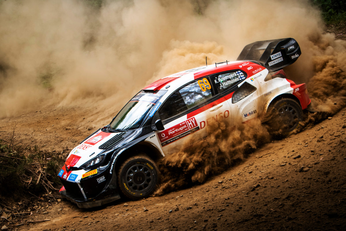 Kalle Rovanpera leads after Day 1 of the Portugal WRC round