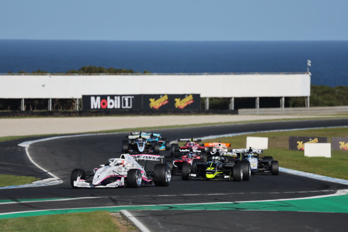 The S5000 field at Phillip Island. Picture: Shannons SpeedSeries