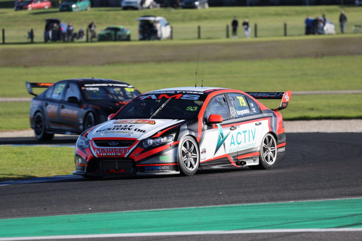 Jude Bargwanna won Race 2 in V8 Touring Cars at Phillip Island. Picture: Shannons SpeedSeries