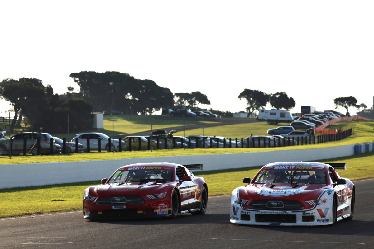 The National Trans Am Series put on two thrilling Sunday races at the Phillip Island SpeedSeries event. Picture: Shannons SpeedSeries