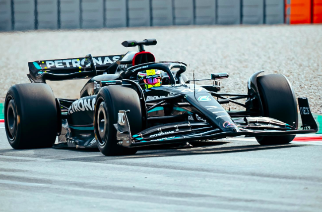 Mick Schumacher is back driving an F1 car, with Mercedes conducting tyre testing for Pirelli