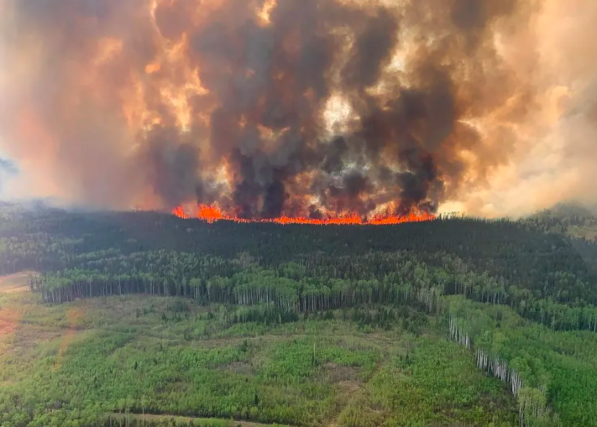 Raging fires in Canada have caused considerable devastation but the race is not at risk