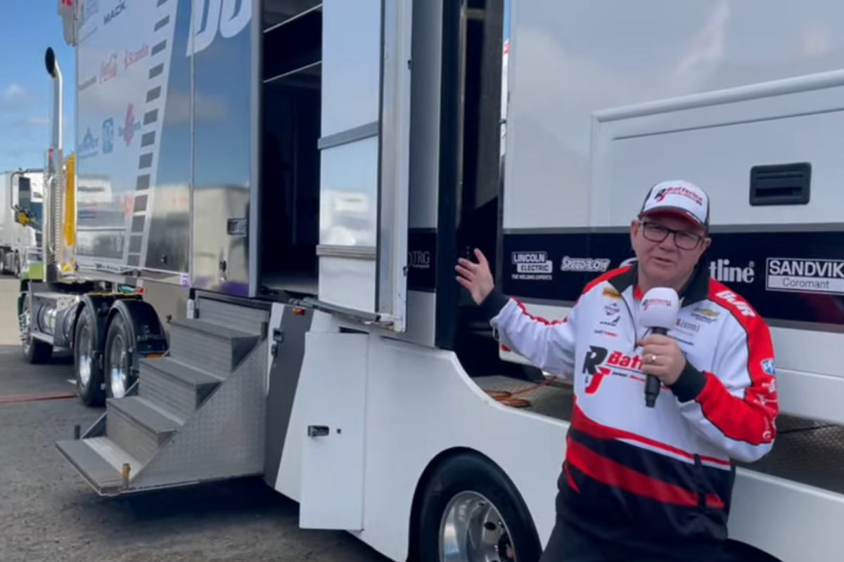 Brad Jones explains what happens inside a Supercars transporter